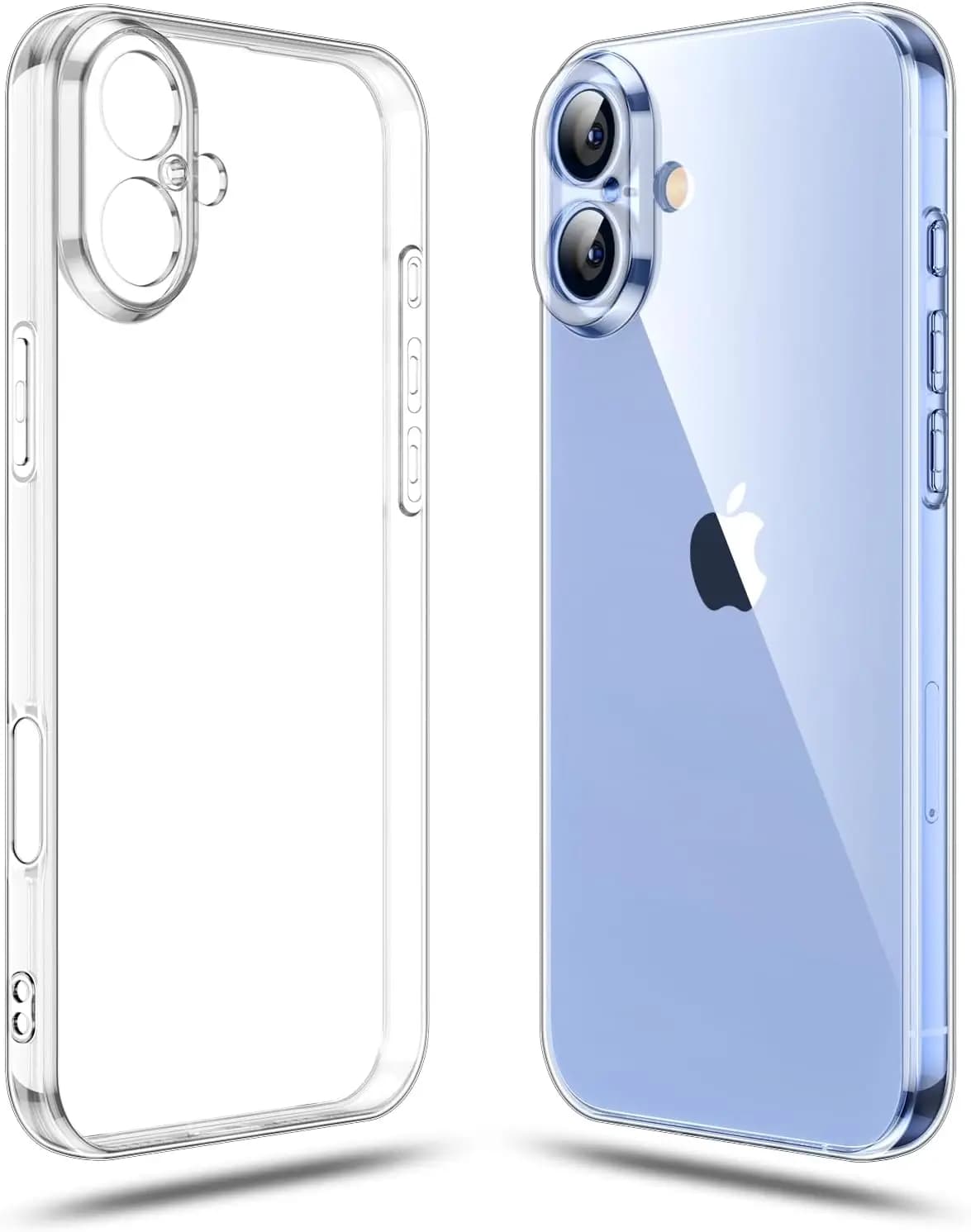 Ultra Slim Clear TPU Case for iPhone 17 – Shockproof, Anti-Yellowing, Wireless Charging Compatible