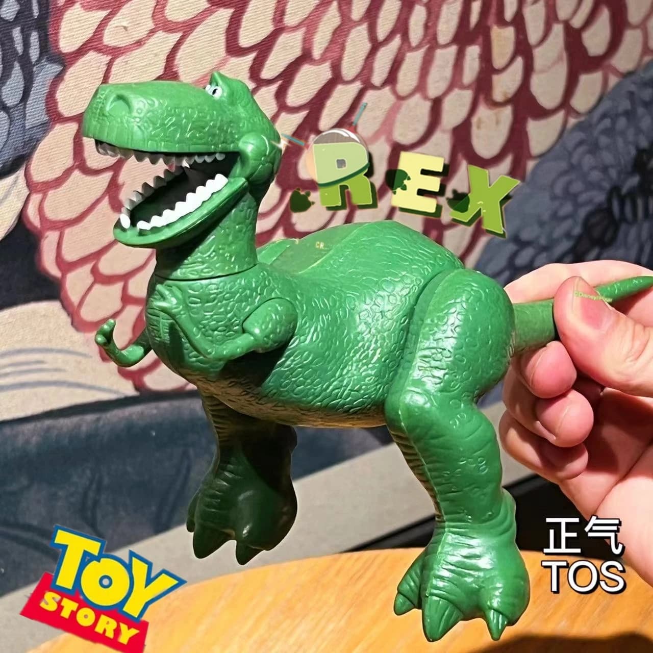 14cm Disney Toy Story 4 REX Dinosaur Woody Buzz Action Figures collezione di decorazioni per Anime regali per bambini