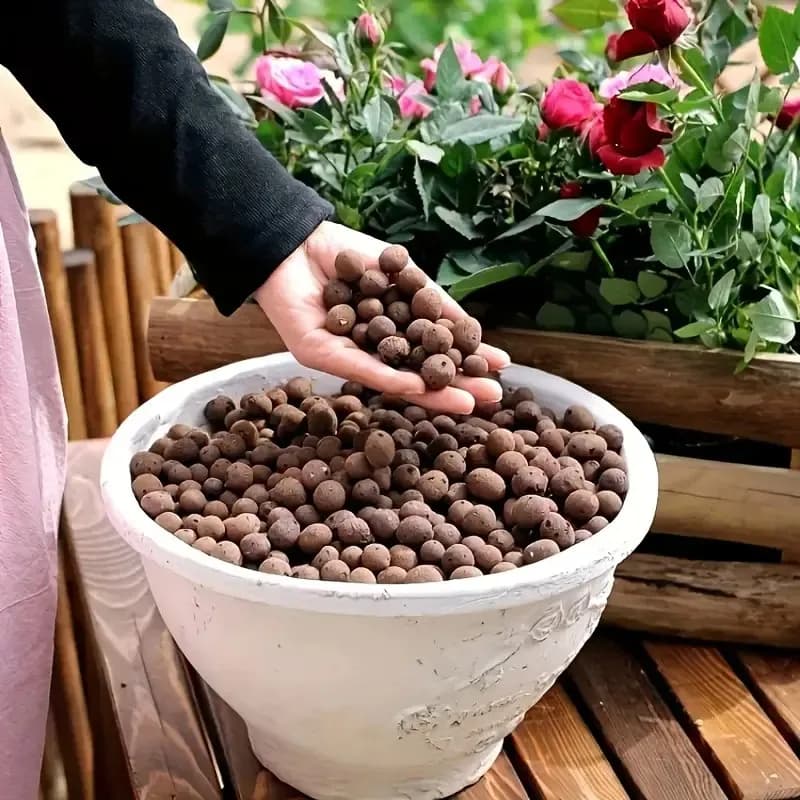 Pellet di terracotta leggeri e traspiranti per l'arredamento dell'acquario, coltivazione di piante acquatiche, piante grasse e bonsai, migliora il drenaggio