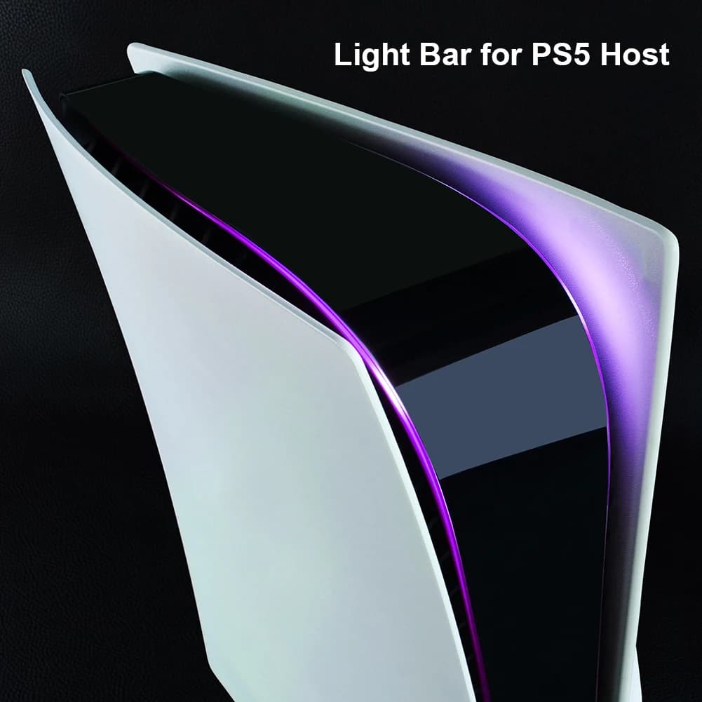 Adesivo luminoso a LED Adesivo barra luminosa adesiva Adesivo barra luminosa host per accessori decalcomanie barra luminosa console PS5