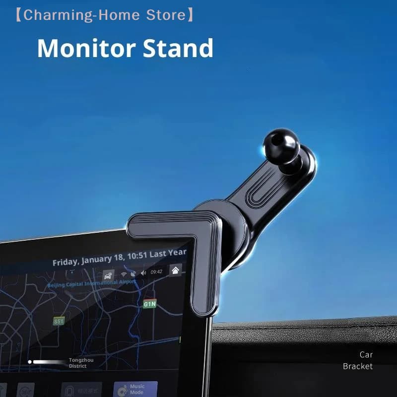 【M】Universal Car Display Screen Holder 16mm Ball Head Base For Car Phone Mount For GPS Stand Interior Parts