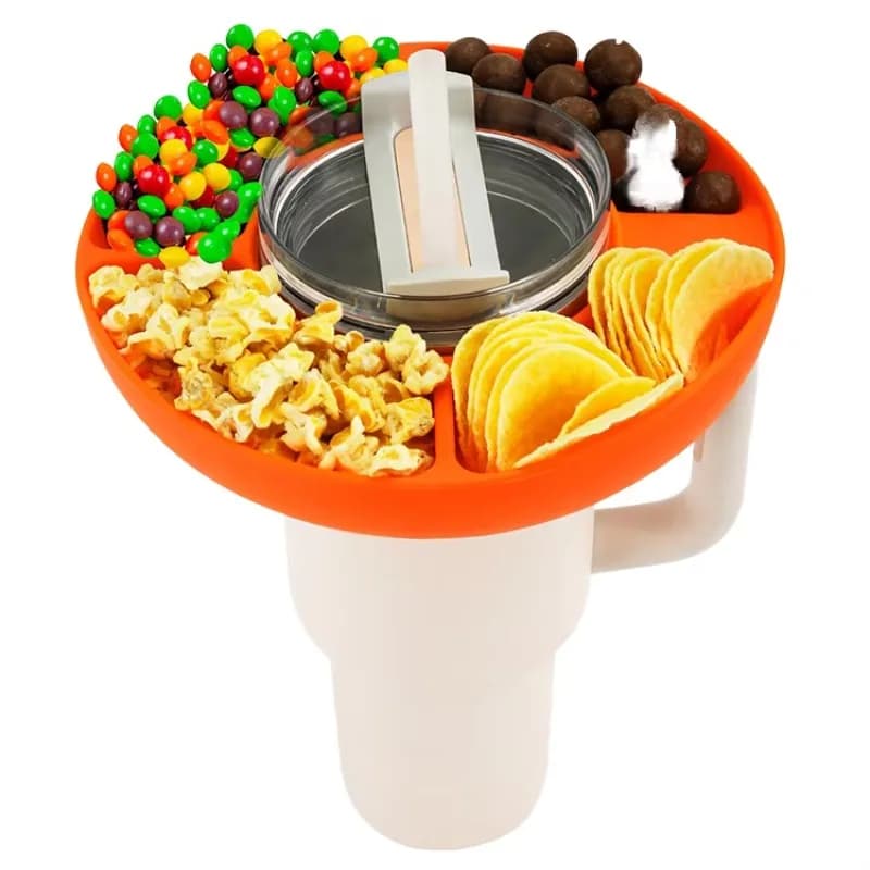 Ciotola e Vassoio Riutilizzabili in Silicone Anti-Rovesciamento per Snack e Cibo per Cani e Gatti - Accessorio per l'Alimentazione di Animali Domestici