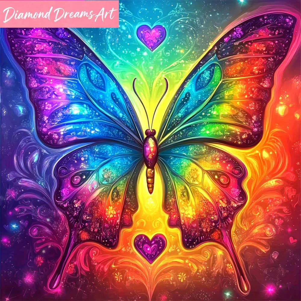 Nuovo Arrivo: Pittura Diamantata con Farfalle e Animali, Mosaico Diamantato con Fiori, Ricamo Fai-da-Te, Decorazione per la Casa, Senza Cornice