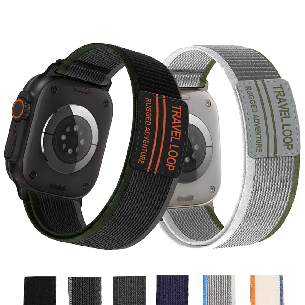 Cinturini Trail Loop per apple watch Ultra 2 band 49mm 44mm 45mm 40mm 38mm 41mm 46mm 42mm Bracciale in nylon serie iwatch 10 9 7 8 se