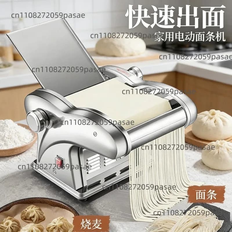 Macchina Elettrica per Pasta, Compatta per Uso Domestico e Commerciale, Impastatrice Automatica in Acciaio Inox