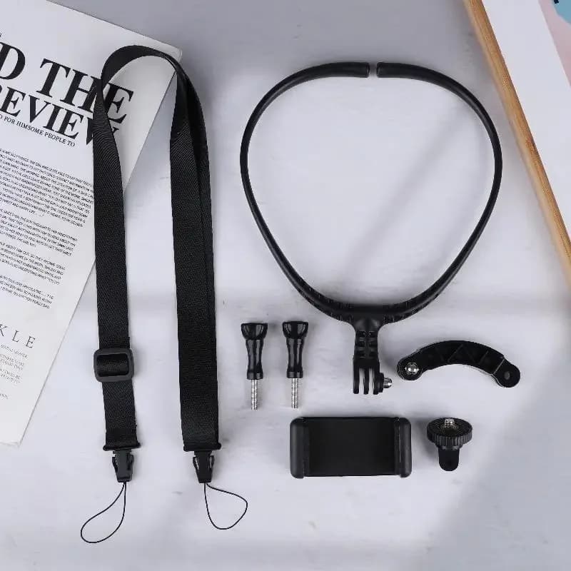 1 camera set for phone 2 action in 1 neck support for phone accessories with camera for universal action