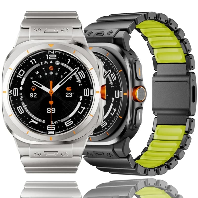 Cinturino in acciaio inossidabile per Samsung Galaxy Watch Ultra 2025 2024 cinturino da uomo d'affari cinturino in metallo per Samsung Ultra 47mm Correa