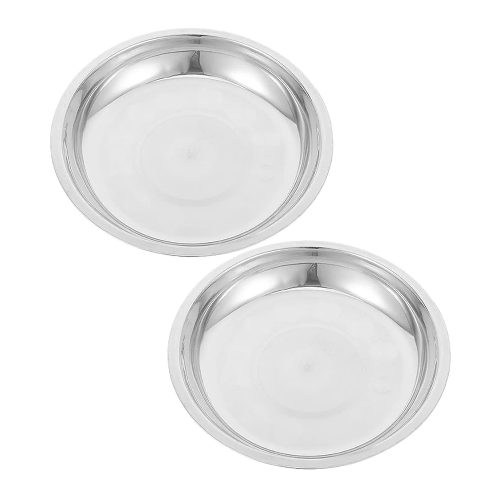 Set di 2 Ciotole per Animali Domestici in Acciaio Inox, Design Poco Profondo per Facile Accesso, Ciotole per Cibo e Acqua per Cani e Gatti