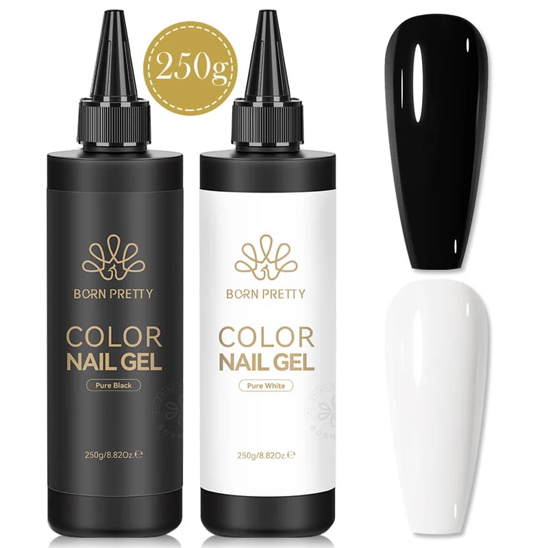 BORN PRETTY 250g Super Top Coat Professional Nail Art Soak Off Top Coat Smalto gel funzionale antimacchia a lunga durata
