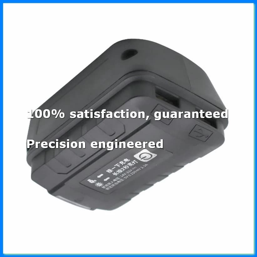Adattatore per lampada LED, torcia, caricabatterie USB per cellulare, per presa a 5 pin Green Wide, batteria agli ioni di litio 18V 20V - AD23
