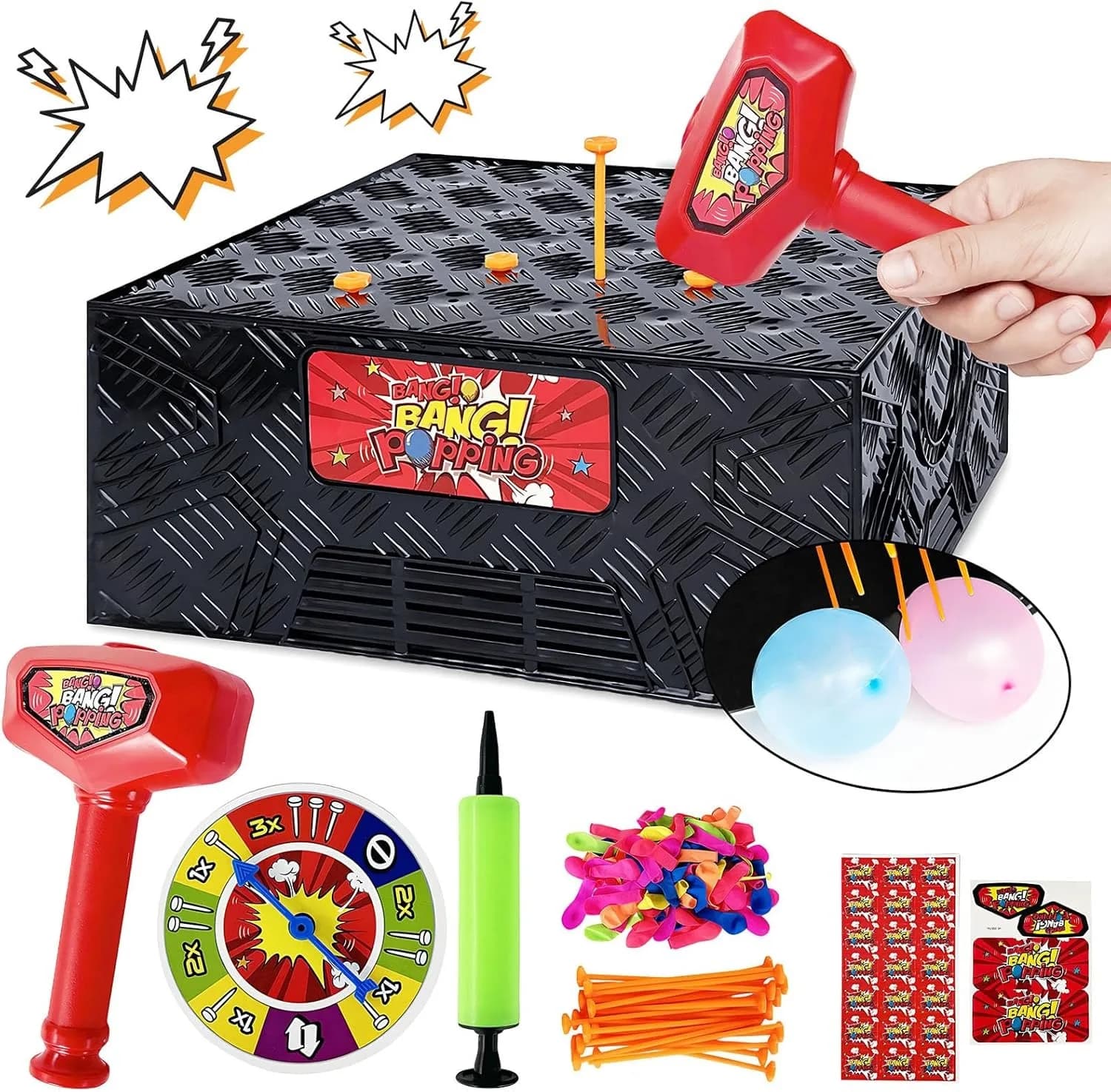 Gioco da tavolo multigiocatore con esplosione di palloncini Giocattolo divertente per festival e feste - Regalo di Pasqua divertente e interattivo, partita di ragazzi e ragazze