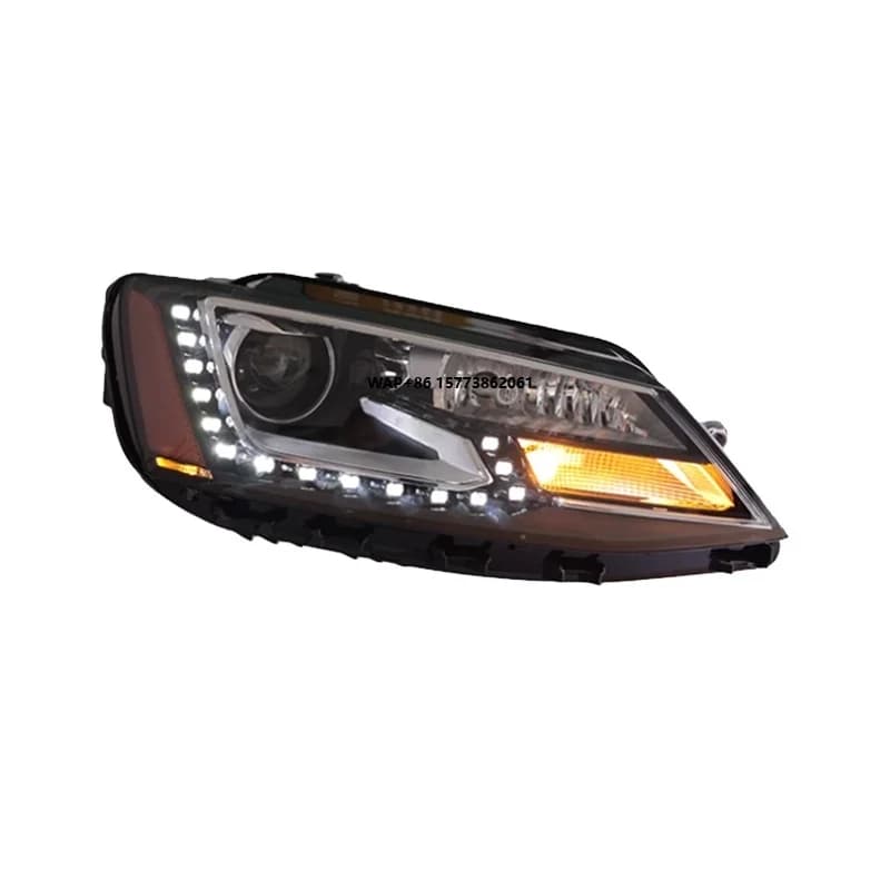 2 Pezzi per Faro LED Jetta MK6 Anno 2011-2017, Aggiornamento Fari VW Jetta, Accessori Auto VW, Lampada Frontale