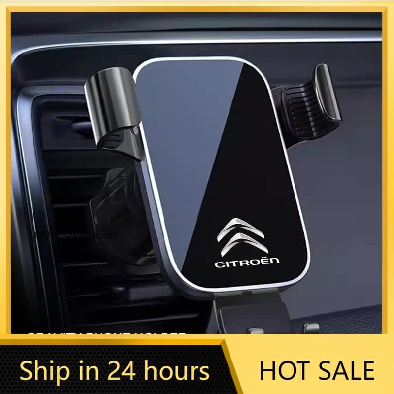 Supporto per Telefono da Auto 2026, Adesivo per Interni Auto, Supporto GPS per Bocchette d'Aria per Citroen C4 C3 C5 C5X e-C4 X e-C3 C-Elysee B