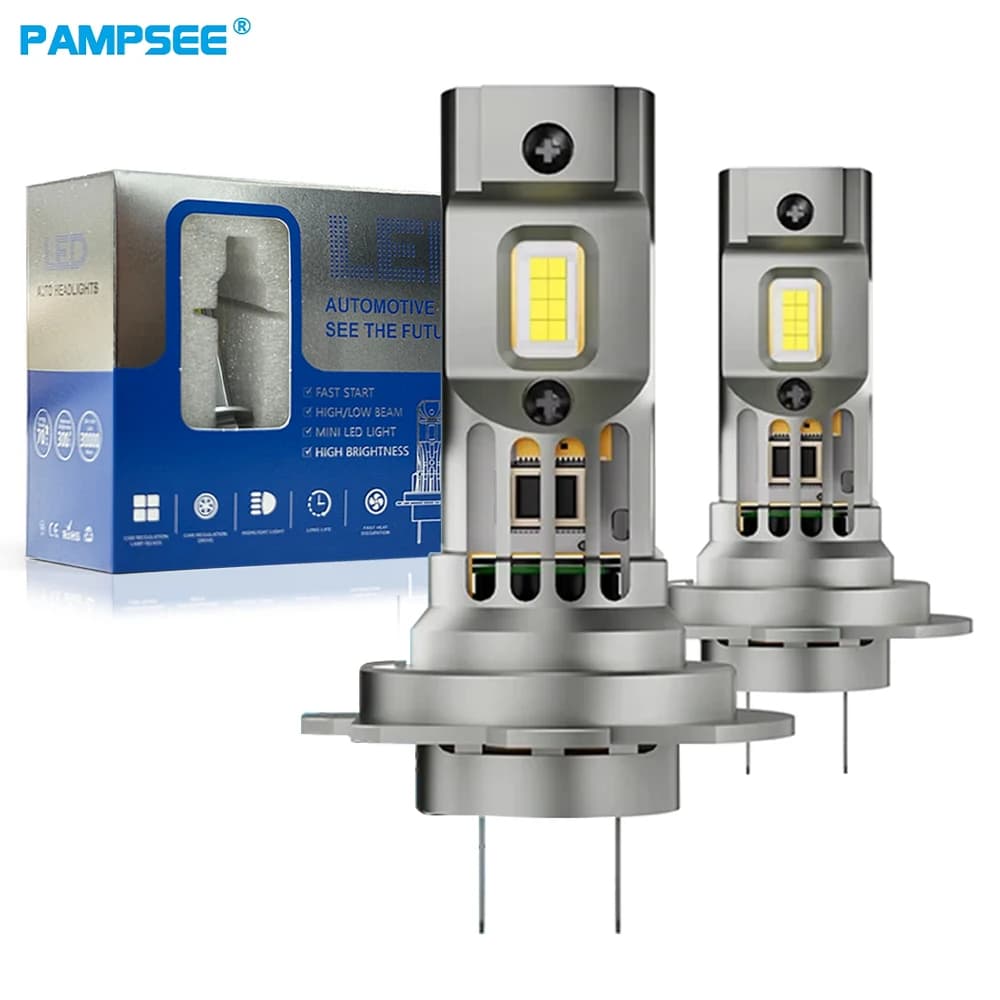 2 pz H7 H4 LED lampadina del faro H11 H1 9005 HB3 HB4 9006 H8 fendinebbia Wireless per Auto faro Auto lampade a diodi Turbo Led 12V Q5