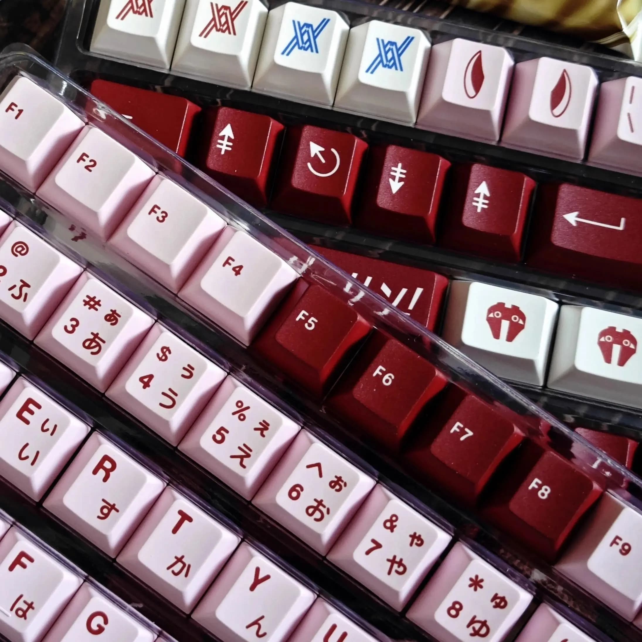 PBT Darling Full Set Cherry Profile Cover for Sublimation for Mechanical Keyboard Accessories MX Switch