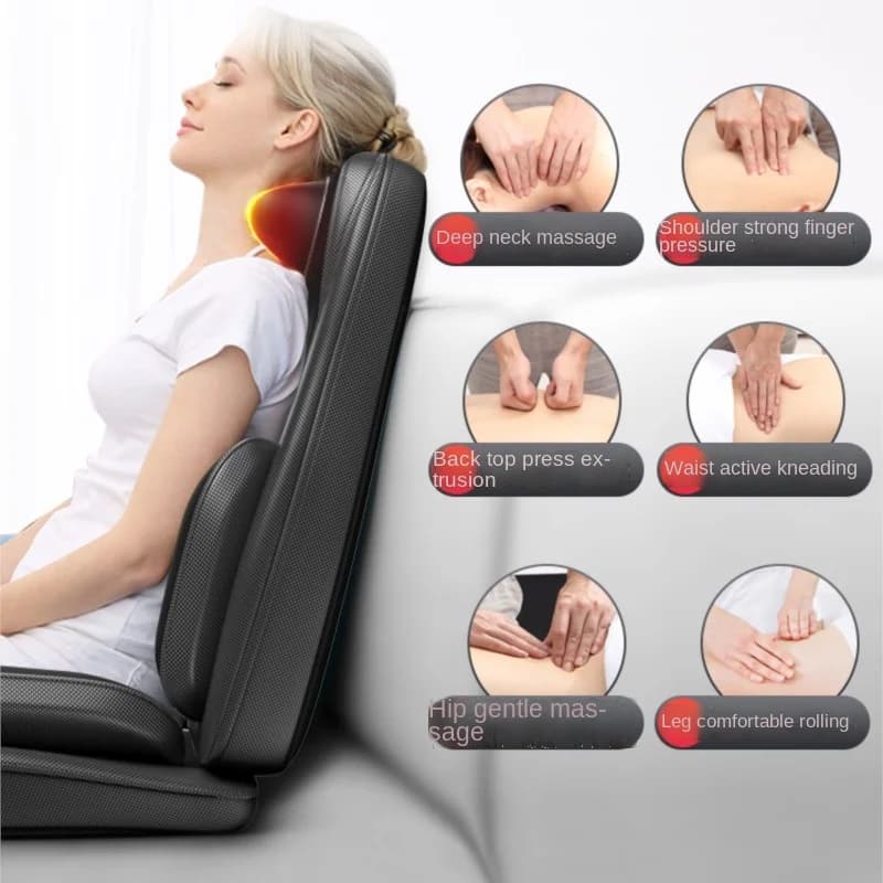 Massage for shoulders and neck, multifunctional neck, lumbar back, body, kneading, electric back, back of a chair, cushion to rest