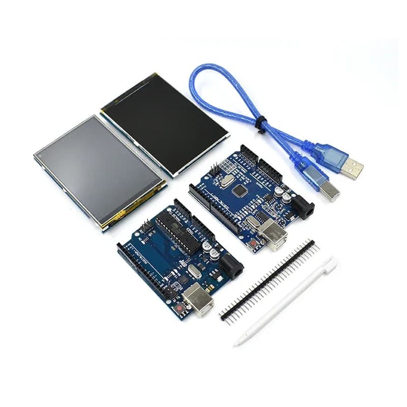 Schermo LCD TFT da 3,5 pollici 3,5" + scheda UNO R3 REV3 MEGA328P per modulo LCD Arduino