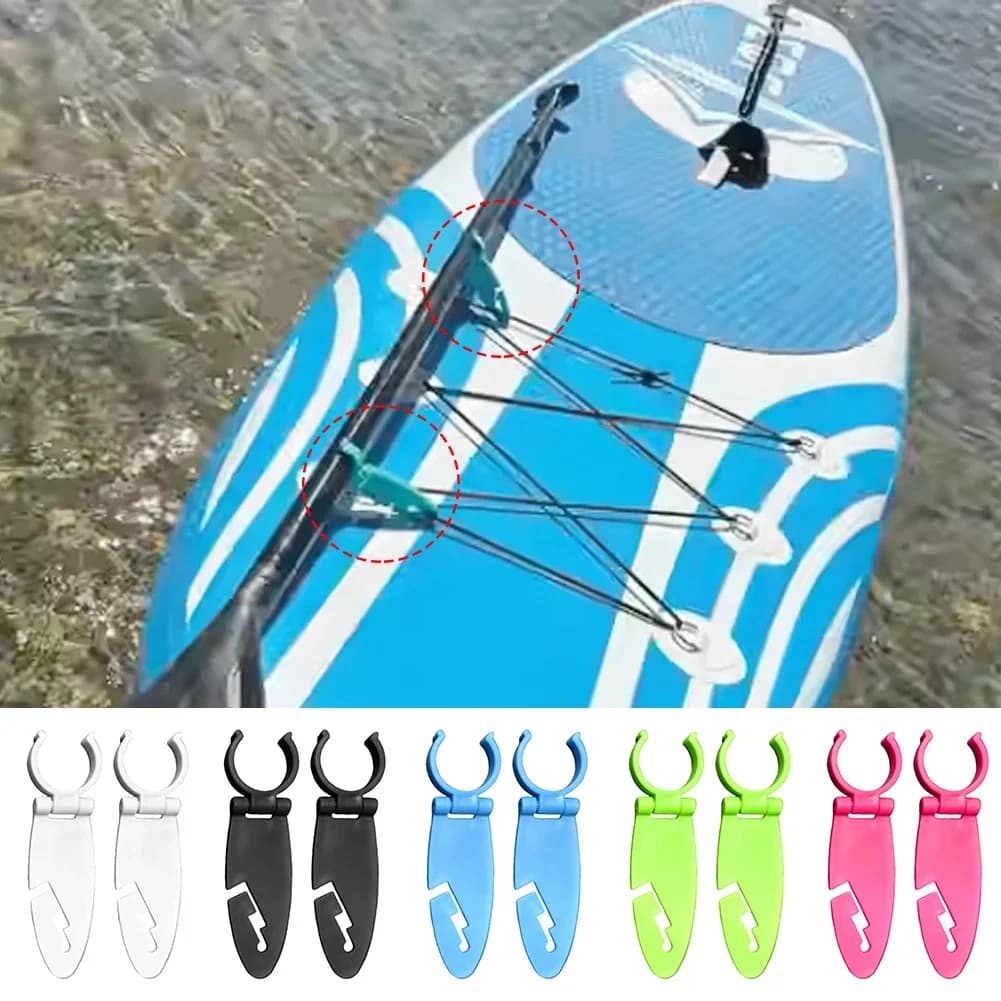 Supporto Doppio per Tavola da Padel con Fissaggio Rapido, Accessori per Stand Up Paddle Board, Attrezzatura per Sport Acquatici