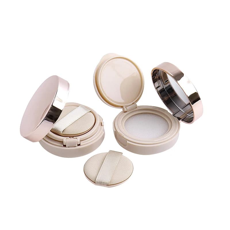 Portable Cosmetic Makeup Box with Empty Box for 6 g Air Cushion with Sponge Mirror for BB Cream Base