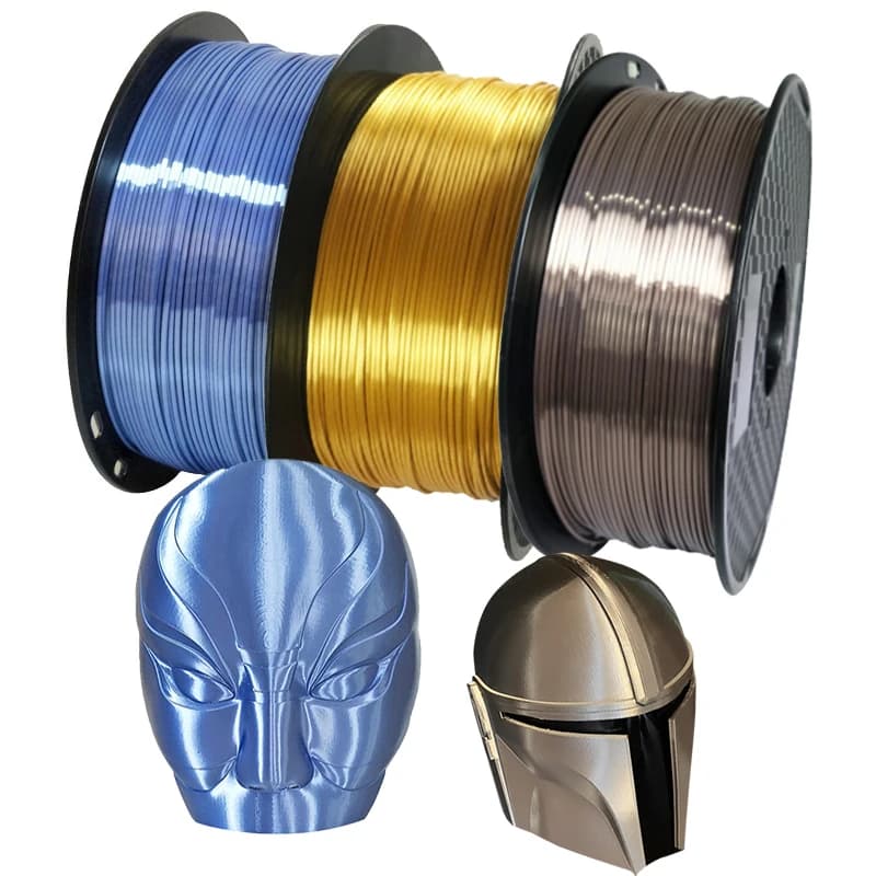 3D Printer Filament PLA in silk from 200 g Metallic color 1.75 mm Extruder thread for 3D sublimation