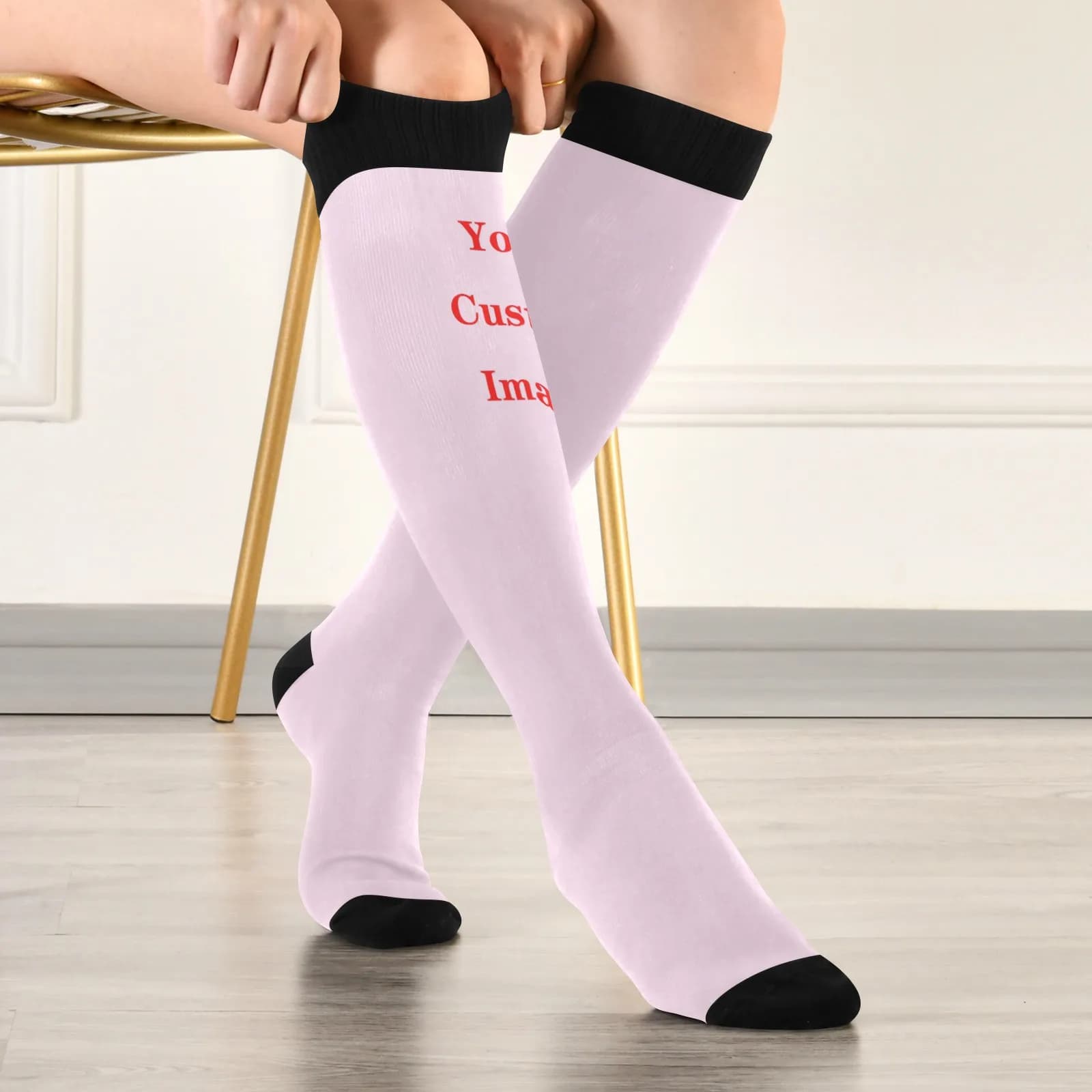 Fitness jogging leggings compression socks to prevent muscle fatigue Running football socks Custom sports cycling socks