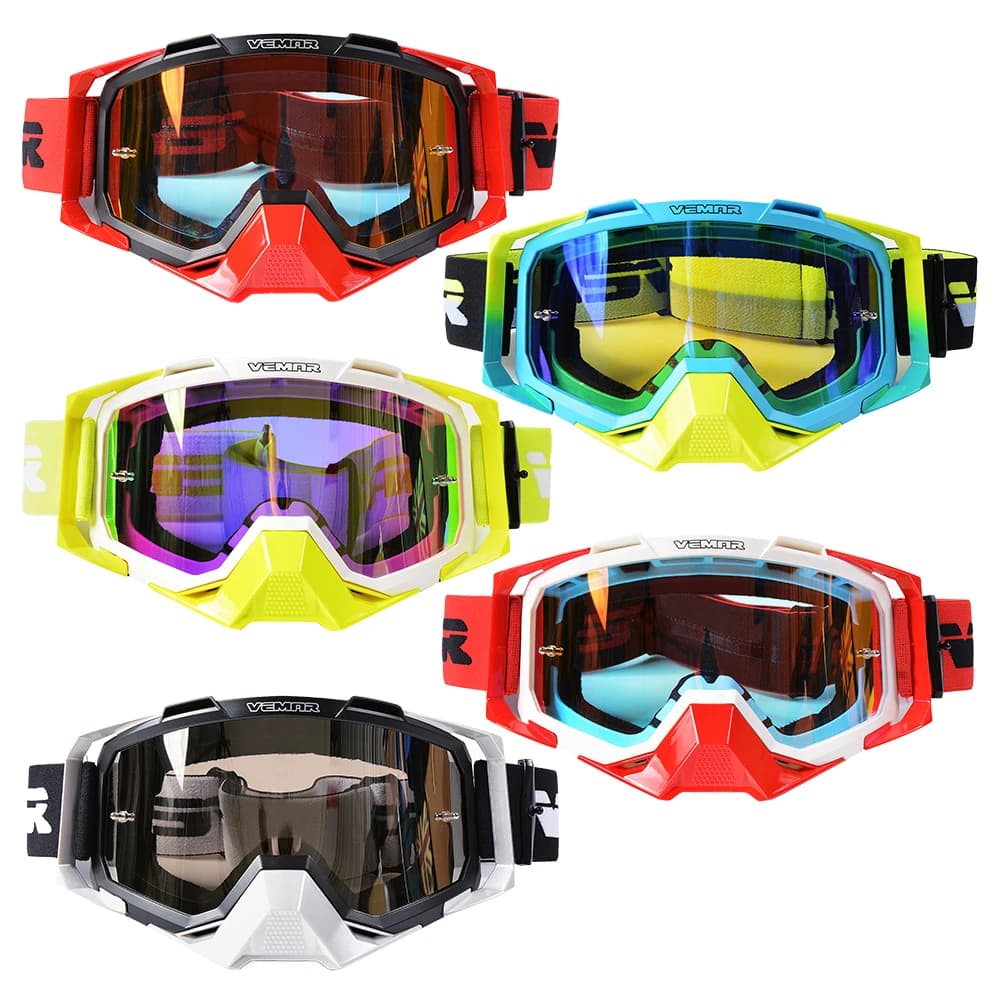 VEMAR Motorcycle Glasses Men Dust Cross Helmet Ski Glasses Gafas MTB ATV Dirt Bike Moto Sunglasses Outdoor Guide
