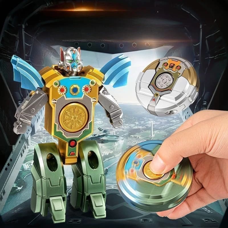 1-20 Pezzi Cool Robot Trasformabile Fidget Spinner Antistress per Bambini e Adulti, Giocattolo Sensoriale per Rilassamento e Concentrazione, Regalo per Feste