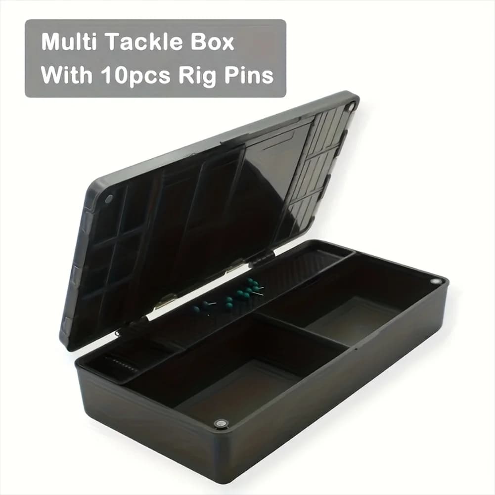 24*12.5*5.3cm Fishing Equipment Box, Magnetic Carp Fishing Accessories Box, Equipment Display