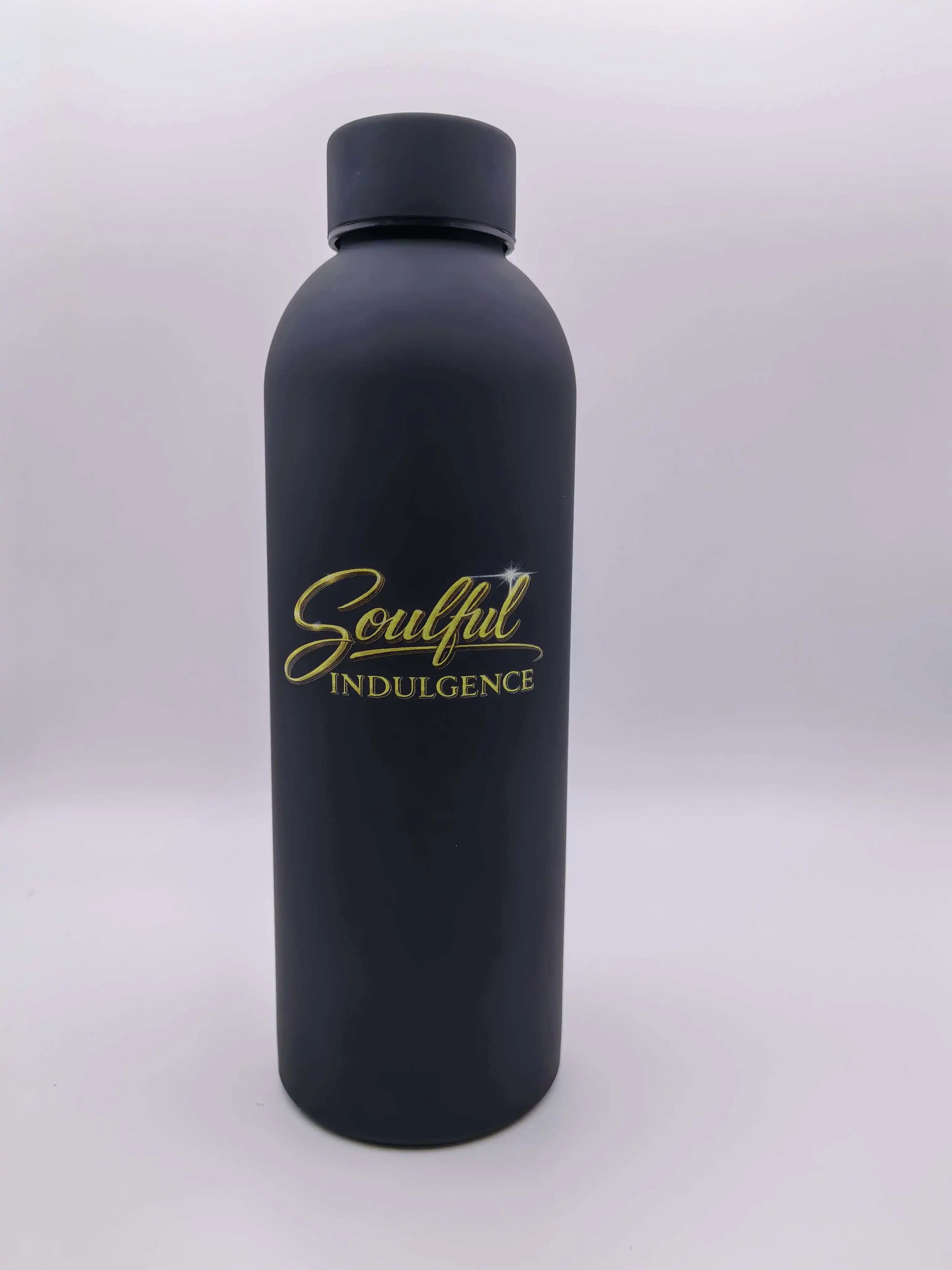 Thermos Customised with Logo, Large Thermal Bottle in Stainless Steel, Portable Thermal Bottle for Open Sports, Travel Cup