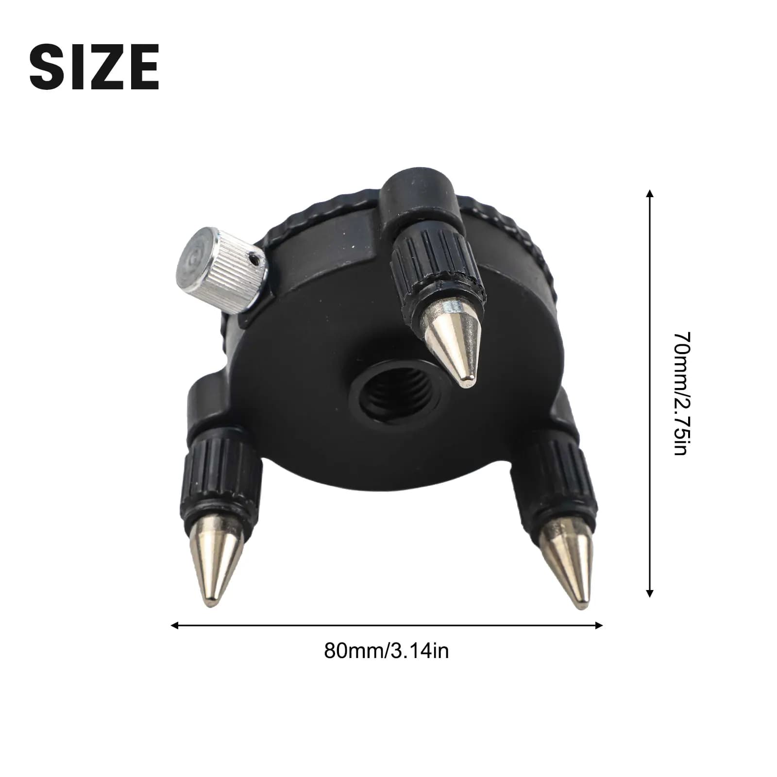Mounting Adapter for Level Instruments Compatible with For 360-Degree Rotary Tripod Base and 1/4 Inch Screw Interface