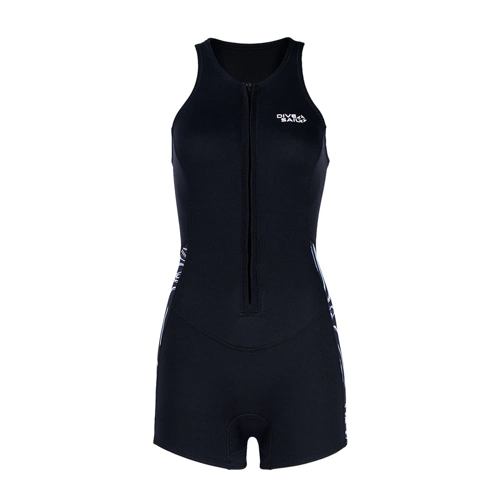 2 mm neoprene women's mute sleeveless sunscreen Muta di sub Shorty for swimming Snorkeling Kayak Surf