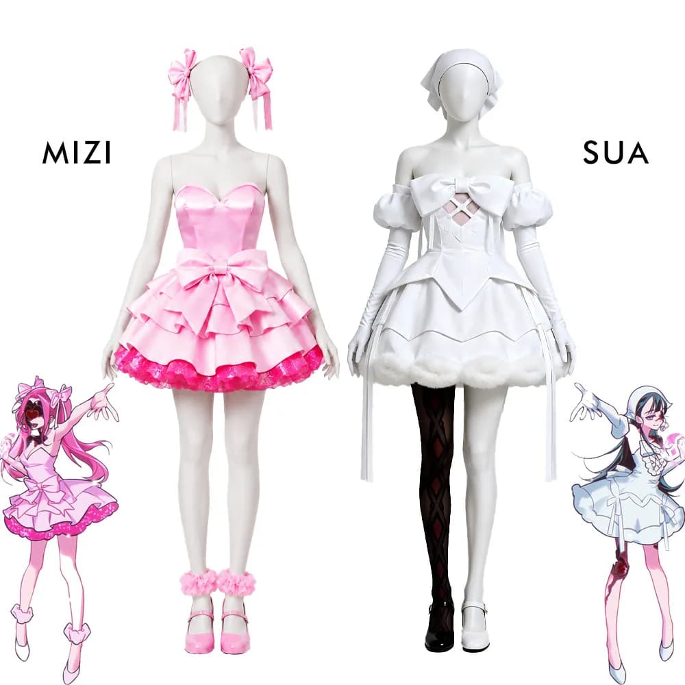 Anime Alien stage Zombie Stage Sua Cosplay Costume Skirt Full Set Uniform Role Play Halloween Carnival Party Outfit Women