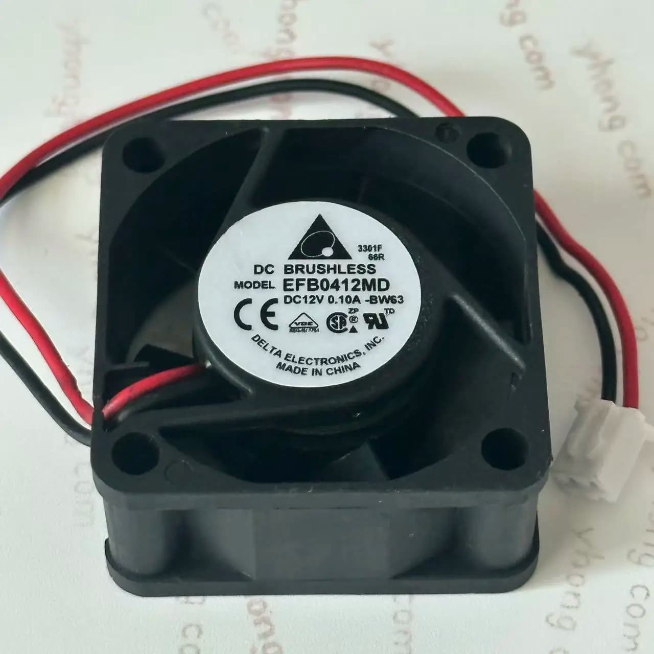 Ventola di Raffreddamento per Server Delta Electronics EFB0412MD DC 12V 0.10A 40x40x20mm