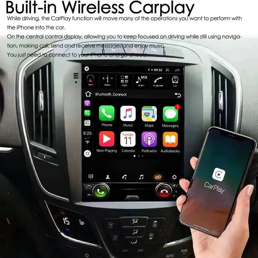 For Opel Insignia For Buick Regal 2009 -2025 Carplay Navi 4G WiFi Car Multimedia Player GPS DSP 9.7" Android 15 Autoradio Stereo