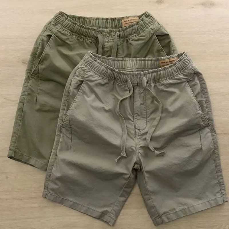 Men's Summer Shorts Random Gamba Dritta, Five Quarti Workwear Style, in Subtle Cotton, High Life, Energy Young Style, Usura Resistant