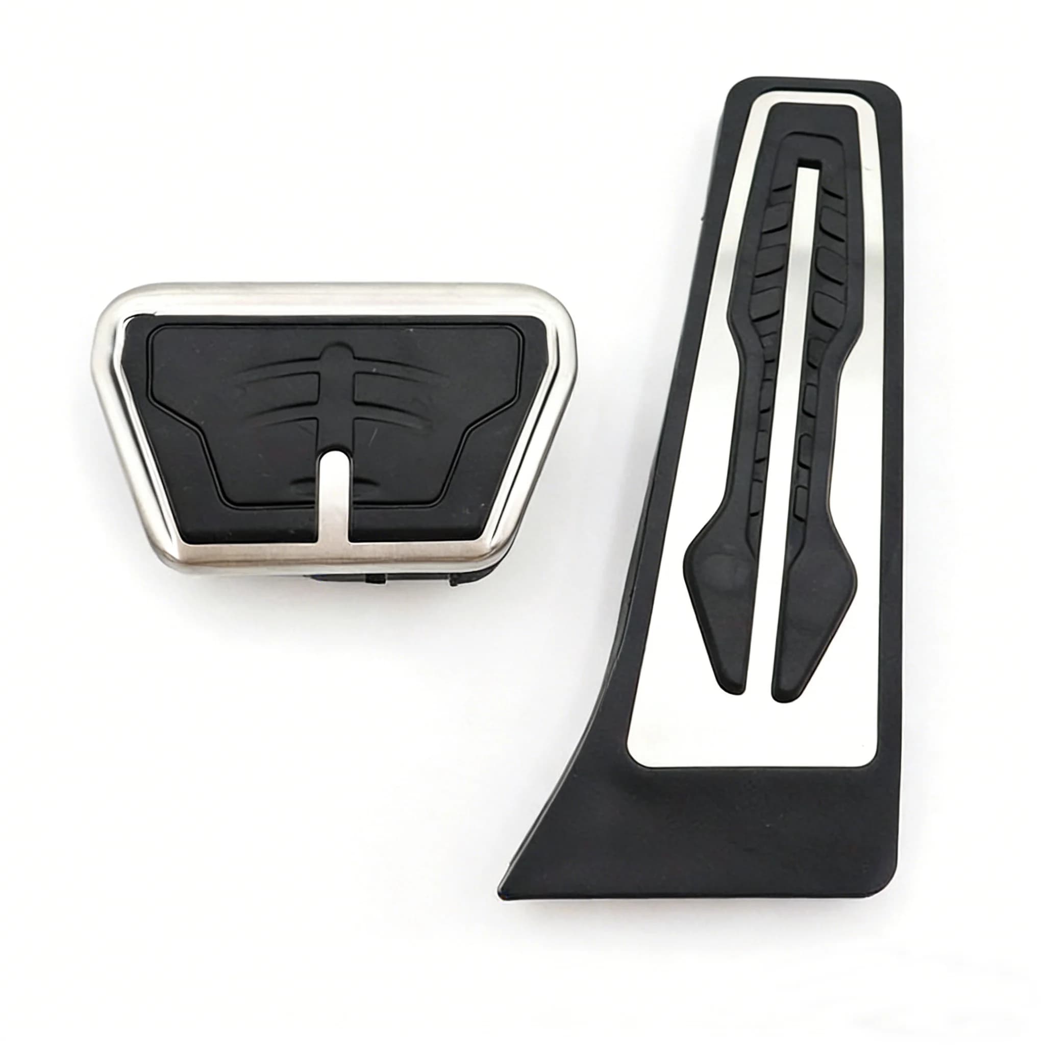 Copri Pedali in Acciaio Inossidabile per BMW Serie 5 F10 F11 (2011-2017) | Set Pedali Antiscivolo per Acceleratore e Freno Senza Foratura