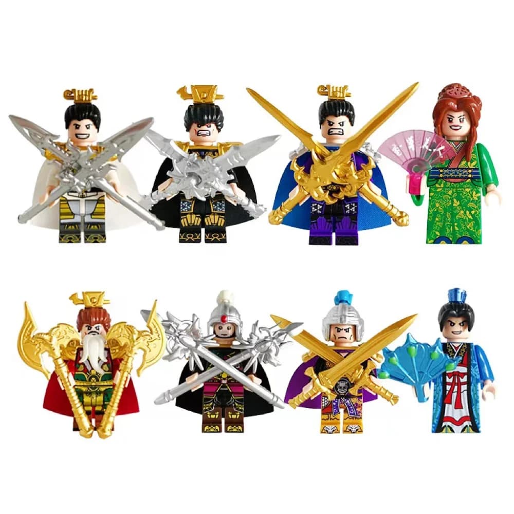 Children's Building Blocks Toy Mini Figure Humanoid Dolls Cartoon Character Birthday Gift Educational Playset for Kids