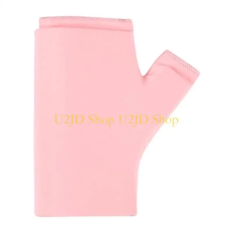 U2JD Reusable gloves with compression sleeves for arm with gel infusion for gym and hand enthusiasts