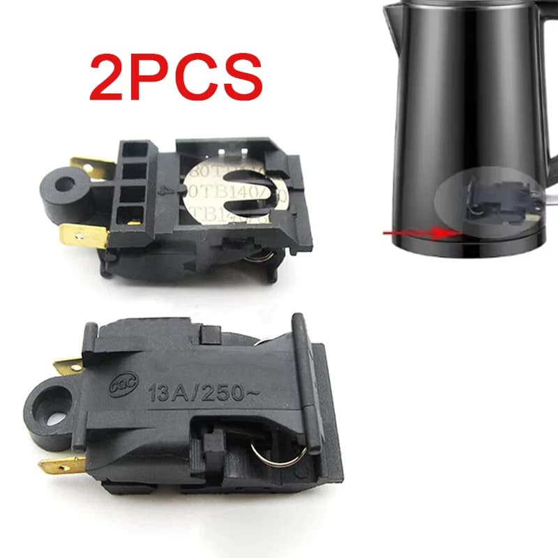 Power supply 2 pieces 13 A Switch electric kettle Thermostat switch Steam kitchen accessories Automatic shutdown switch Electric tools