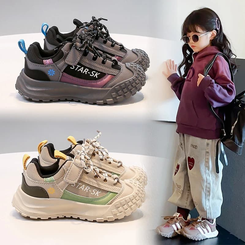 Scarpe sportive per bambini 2025 Moda autunnale Nuove scarpe da ginnastica per bambini per adolescenti Scarpe da corsa per ragazza da ragazzo traspiranti con suola morbida