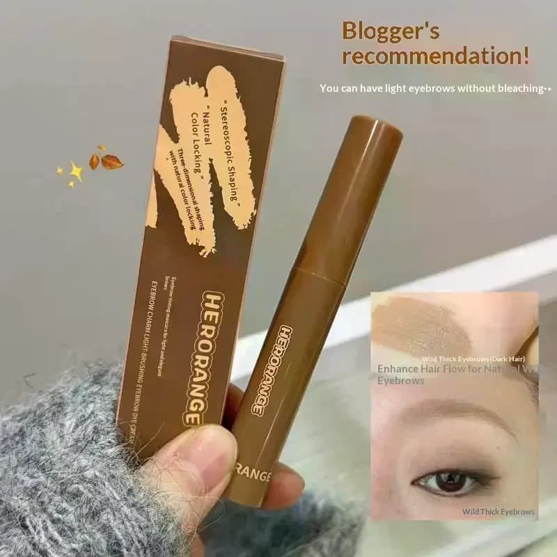 HERORANGE Coloring Cream for 3D Eyebrow Mascara for Long-Term Eyebrow Tinta sweat proof Cream for wild eyebrows Cosmetics Beginners