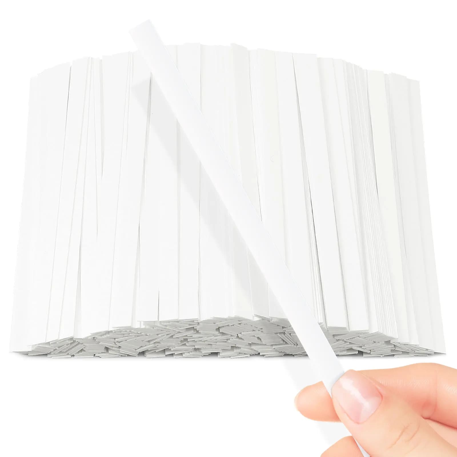500 pz Bianco Vestito Bastoni Profumati Tester di Profumo Strisce di Carta Kit Nastro Fragranza Profumo Oli Essenziali Tester di Prova Striscia di Carta