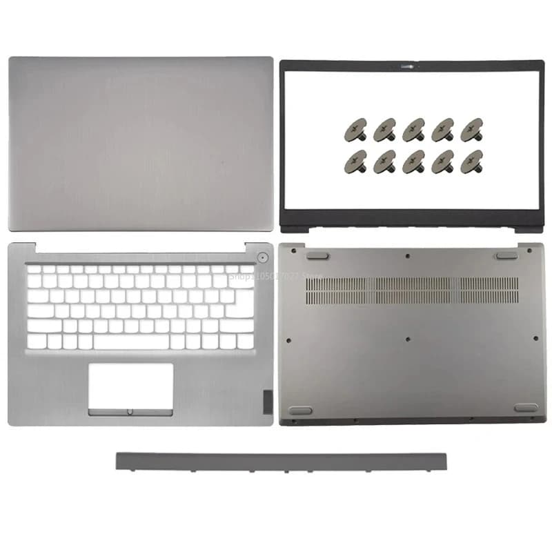 NUOVO Per Lenovo IdeaPad 3-14 3-14ADA05 3-14ARE05 14IML05 14IIL05 LCD Della Copertura Posteriore Lunetta Anteriore Cerniere Palmrest Tastiera Bottom Case