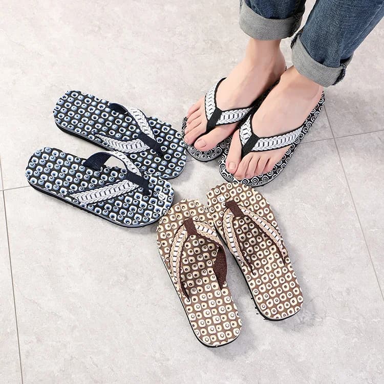 Ciabatte da Massaggio alla Moda per Uomo, Sandali con Cinturino alla Caviglia, Scarpe da Spiaggia Comode e Leggere in EVA, Ciabatte Estive