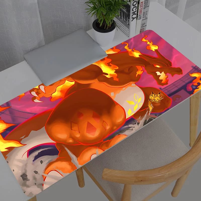 Tappetino per mouse Pokemon Pikachu Anime, accessori da gioco nuovi e resistenti, tappetino grande per tastiera e computer, tappetino da scrivania per gamer