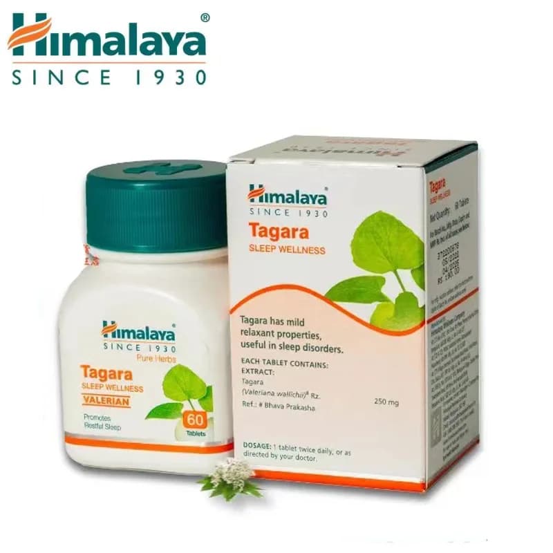 Himalaya Wellness Pure Herbs Tagara Sleep Wellness promuove il sonno riposante 60 compresse