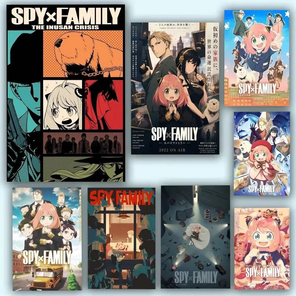 Acrylic Paint By Numbers Anime Spy x Family Painting By Numbers on Canvas Coloring By Number for Adults Paint Digital Art
