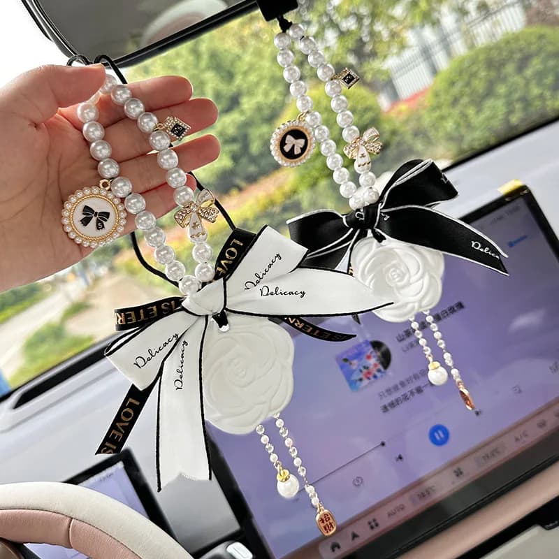 Deodorant for Auto in Gesso with Essential Oil, Camellia Perfume, Air Purifier, Interior Decoration Auto