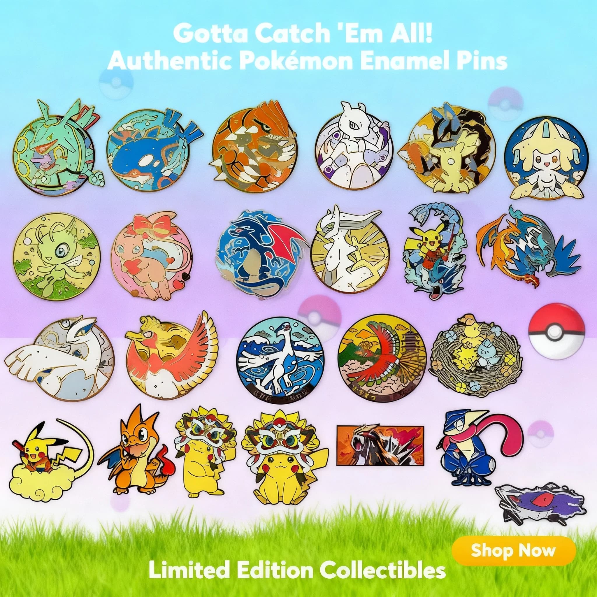 Cute Pokemon Japanese Anime Pin Badge Brooch For Backpack Clothes Schoolbags Kawaii Cartoon Brooches Pins Friends Gifts