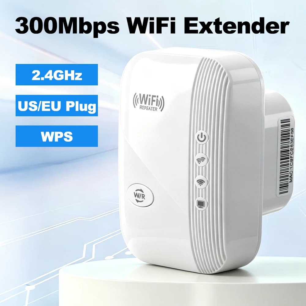 WiFi Extenders 300M WiFi repeater 2.4GHz Signal booster Ethernet Long Range Extend Amplifier Network For Home Office